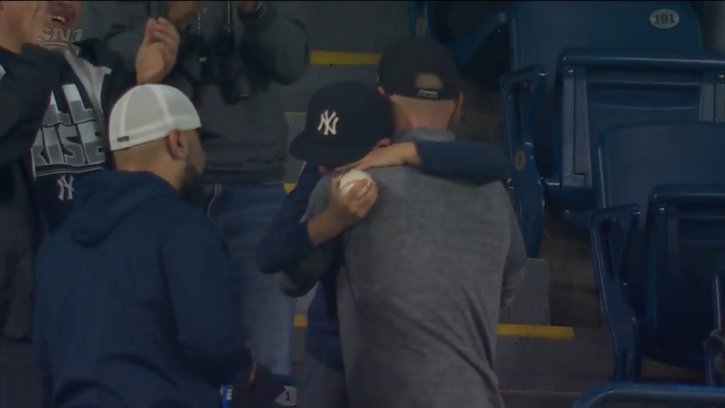 Aaron Judge Surprises Kid After Father's Death In Touching Pregame