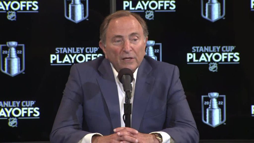 Gary Bettman 2022 NHL Draft Montreal restrictions 