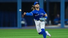 Shaky defence, umpiring turn close game into blowout loss for Blue Jays