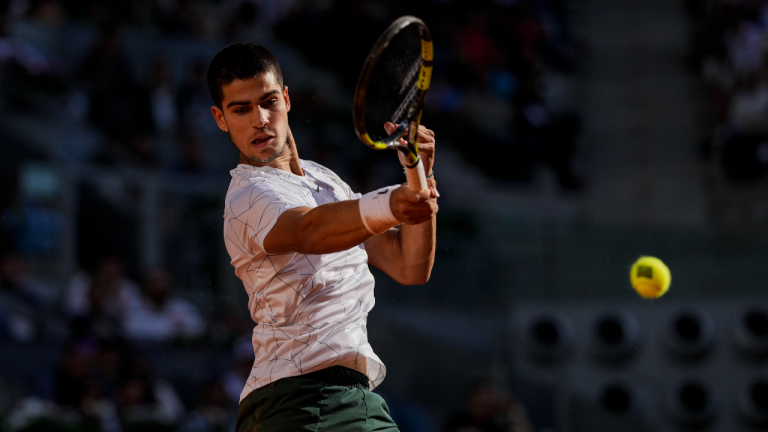 Spain's Carlos Alcaraz (AP)