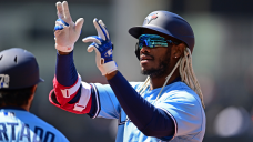 Blue Jays rout Guardians in first game of doubleheader