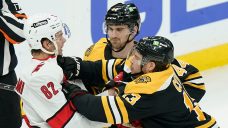 Marchand leads charge as Bruins even series with Hurricanes in Game 4 win