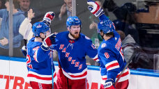 Rangers beat Penguins to stay alive, Crosby leaves game with injury