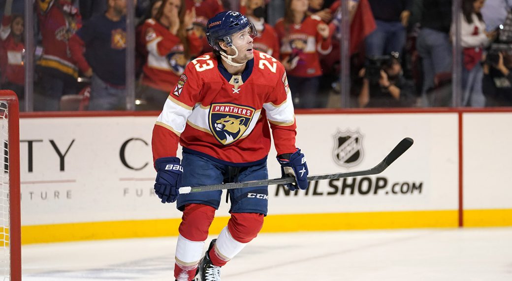 Carter Verhaeghe 'turns the page' with Florida Panthers in Round 2