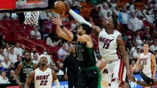 Celtics run past Heat, move one win from NBA Finals