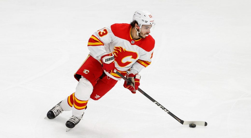 NHL: Flames forward Johnny Gaudreau scores emotional goal after death of  grandfather