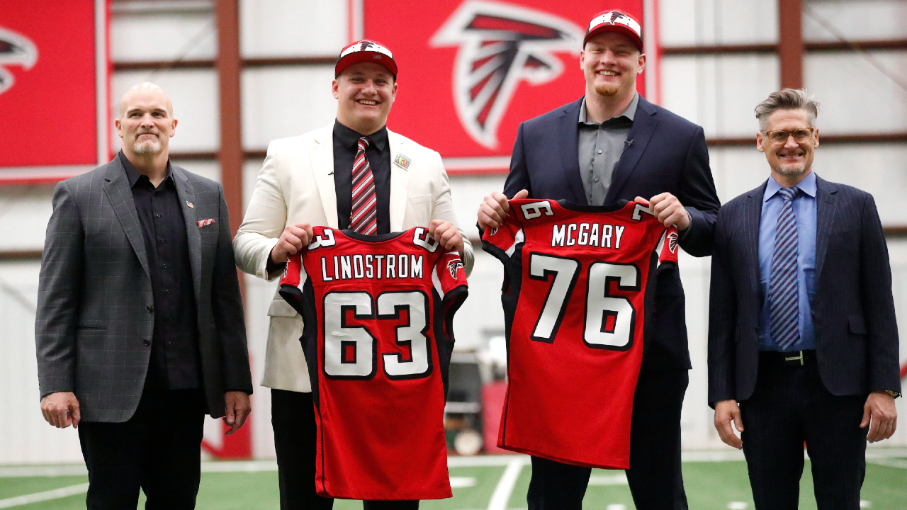 Falcons decline 5th-year option on right tackle Kaleb McGary