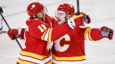 Flames, Oilers combine for 15 goals as Calgary takes Battle of Alberta Game 1