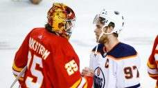 Oilers&#8217; stars shine bright — and extinguish Flames in the process