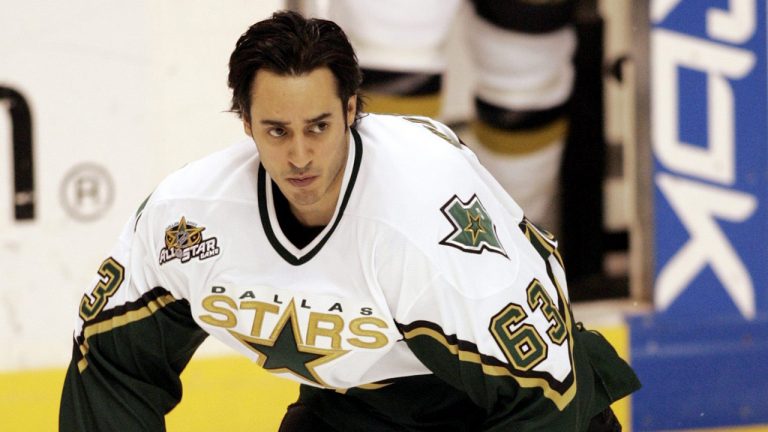 Dallas Stars forward Mike Ribeiro skates during warmup at GM Place in Vancouver. (Chuck Stoody/CP)