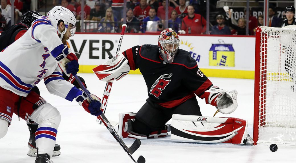 Photos: N.Y. Rangers fall to Carolina Hurricanes in Game 1