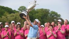 Alker shoots 63 to edge Ames for Senior PGA and first major