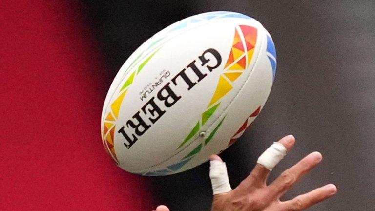 A rugby ball. (Darryl Dyck/CP)