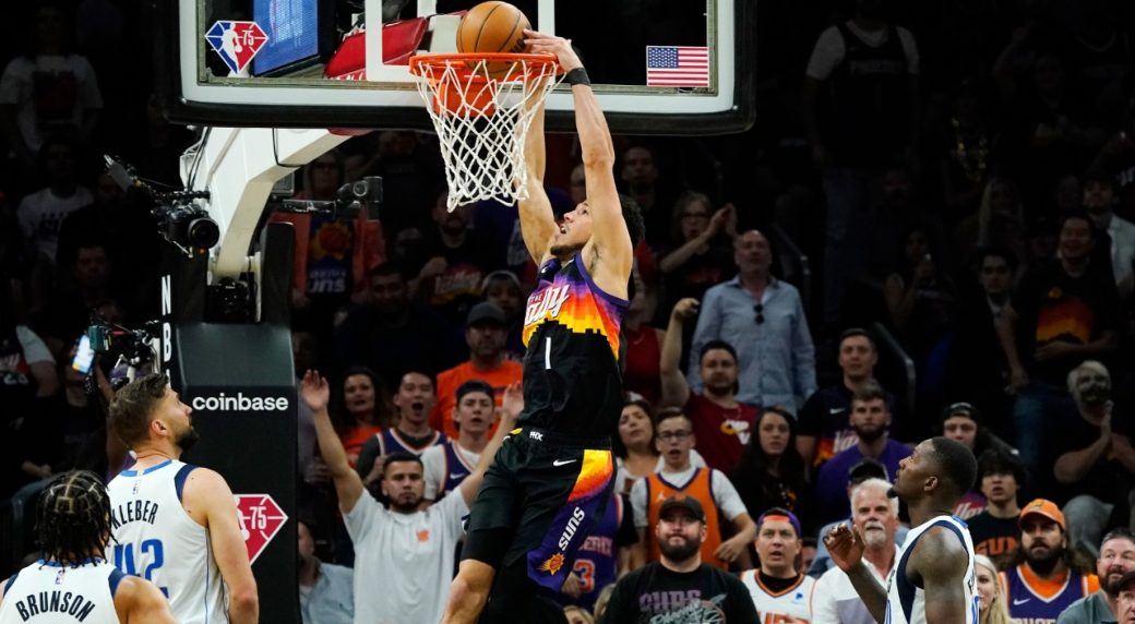 Devin Booker Scores 28 Points, Suns Rout Mavericks For 3-2 Lead