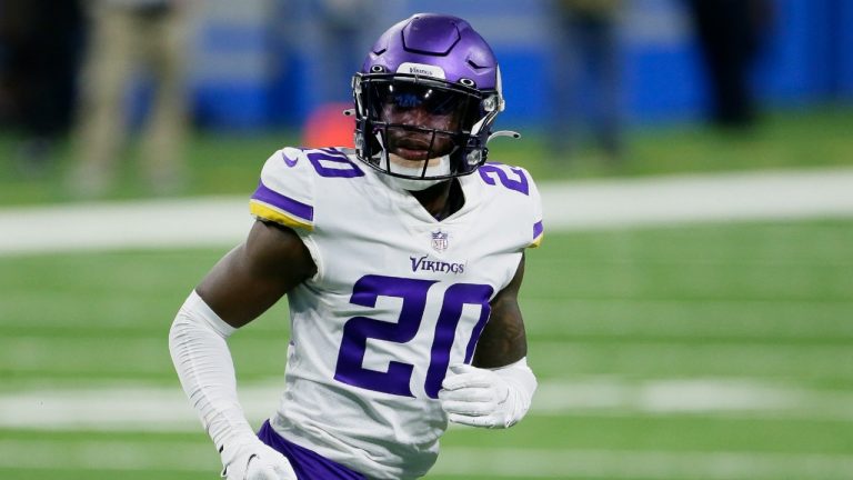 In this Jan. 3, 2021, file photo, Minnesota Vikings cornerback Jeff Gladney plays during the second half of an NFL football game against the Detroit Lions in Detroit. (Duane Burleson/AP)