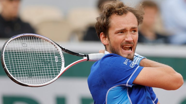 Russia's Daniil Medvedev. (Jean-Francois Badias/AP)