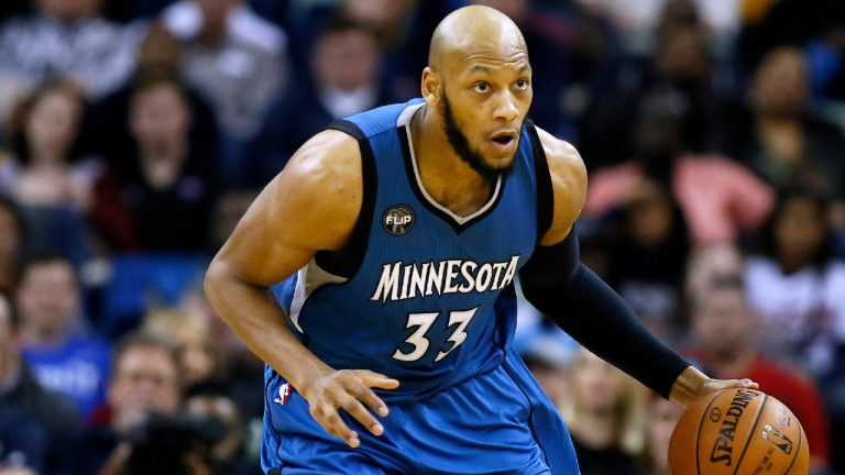 Minnesota Timberwolves forward Adreian Payne (33) drives with the ball during the second half of an NBA basketball game, Feb. 27, 2016, in New Orleans. (Jonathan Bachman/AP) 