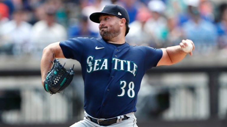 Mariners starting pitcher Robbie Ray. (Noah K. Murray/AP)