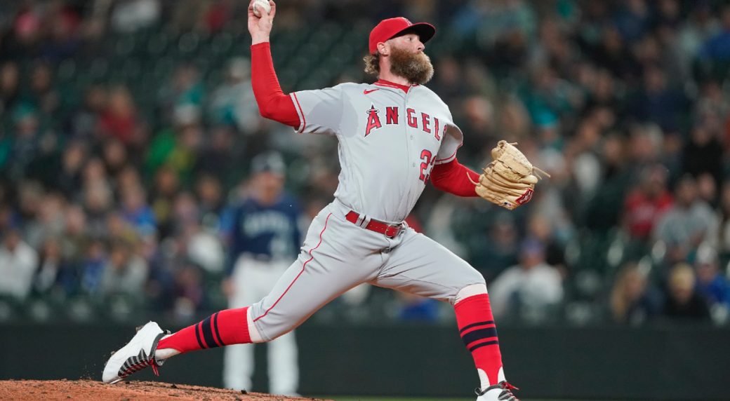 Angels' Bradley out with broken elbow after dugout fall during brawl