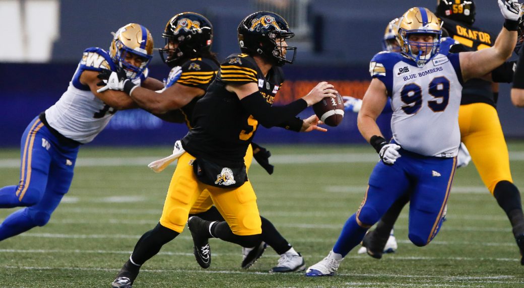 Blue Bombers remain unbeaten after win over Tiger-Cats