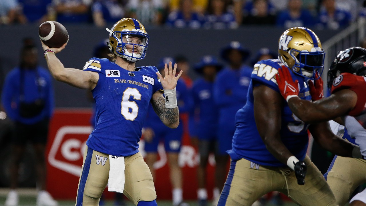 Week 8 CFL Picks  best bets as Bombers look to stay unbeaten