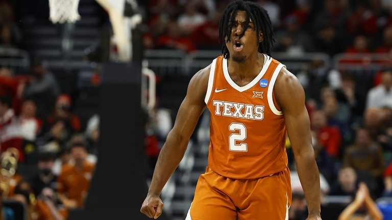 Marcus Carr is coming off his freshman season with the Texas Longhorns in the NCAA. (Jeffrey Phelps/AP)