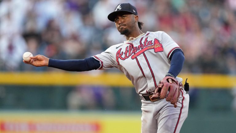 Atlanta Braves second baseman Ozzie Albies. (David Zalubowski/AP)