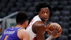 Raptors&#8217; Anunoby exits game vs. Warriors with wrist sprain after scary fall