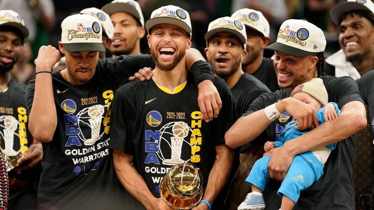 According to hoopshype.com, the defending champion Golden State Warriors will pay $164.9 in luxury tax for this coming season. (Steven Senne/AP)