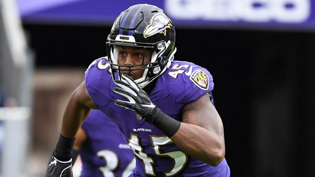 Ravens linebacker Terrell Suggs, AP Defensive Player of the Year