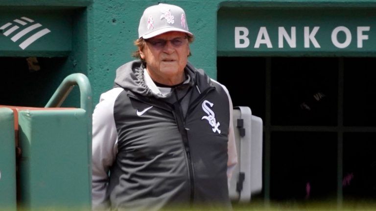 Chicago White Sox manager Tony La Russa looks on from the dugout. (Mary Schwalm/AP)