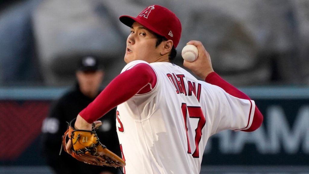 Shohei Ohtani by Stephen Holland (Pitching)