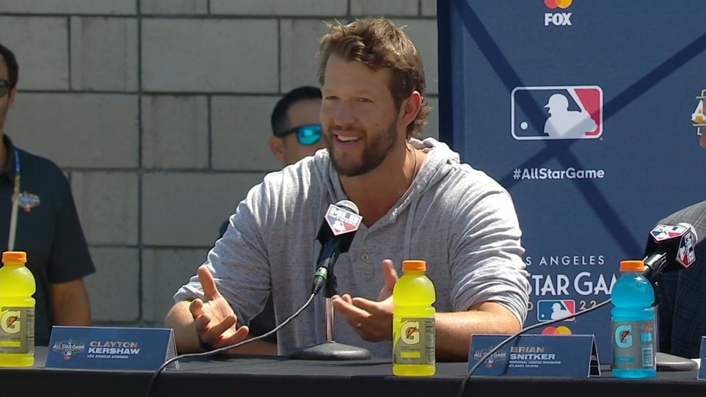 Clayton Kershaw reacts to potential All-Star starting nod