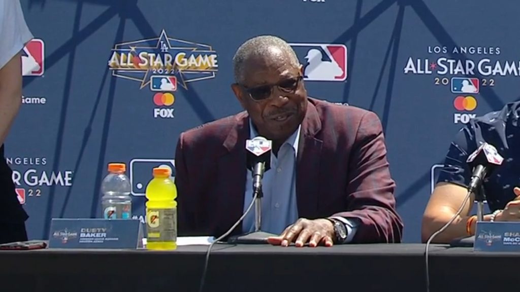 2022 MLB All-Star Game AL manager Dusty Baker drops ridiculous