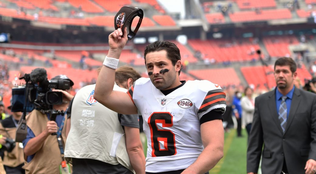 Baker Mayfield says of Browns: 'I'm going to (expletive) them up,' sideline  reporter shares 