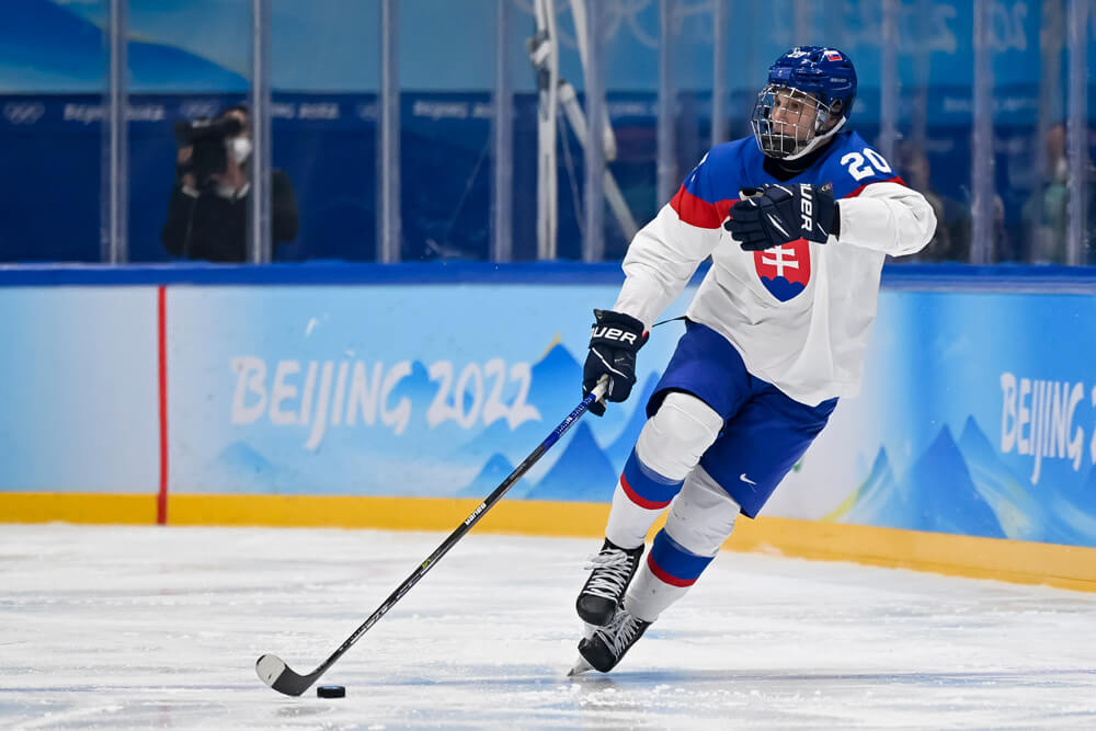 Winter Olympics, Slovakia Marian Gaborik and Zdeno Chara before News  Photo - Getty Images