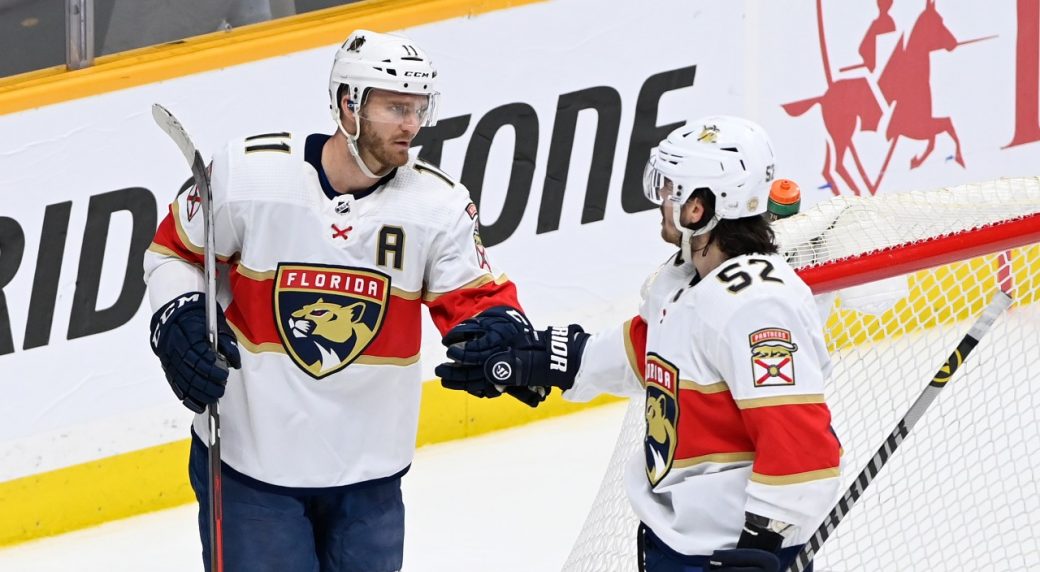 Panthers' Jonathan Huberdeau named NHL's first star of the week