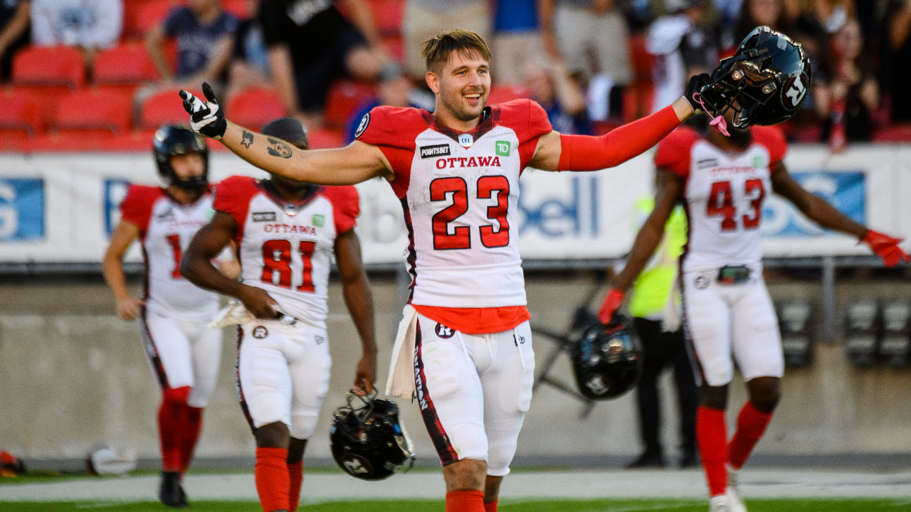 Redblacks down Argos to head into playoffs on win streak