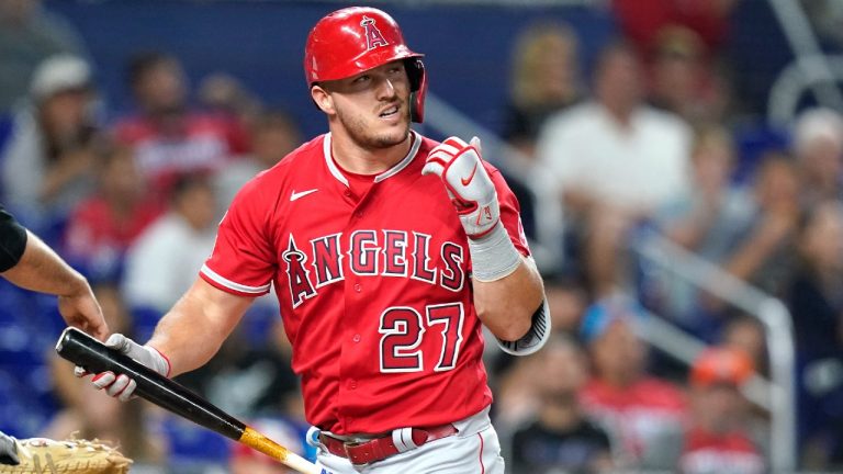 Los Angeles Angels outfielder Mike Trout. (Lynne Sladky/AP)