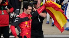 Ferrari&#8217;s Carlos Sainz wins 1st career F1 race with British GP victory