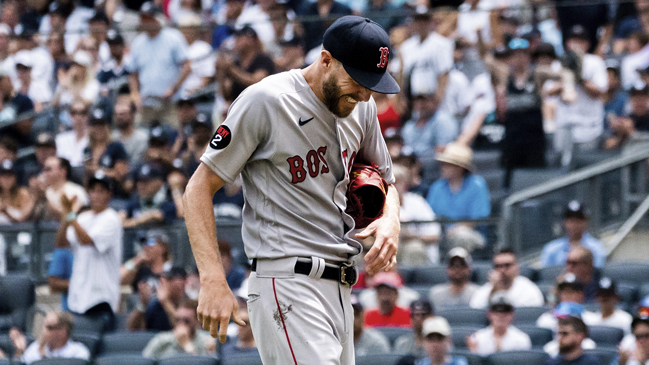 Red Sox lefty Sale dealing with setback after rib fracture