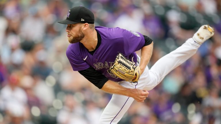 Colorado Rockies relief pitcher Daniel Bard. (David Zalubowski/AP)