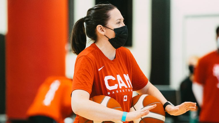 Canada Basketball U-23 head coach Carly Clarke.