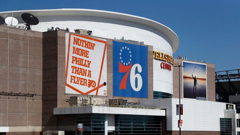 Wells Fargo Center, home of the Philadelphia Flyers NHL hockey team and the Philadelphia 76ers NBA basketball team. (Matt Slocum,/AP)