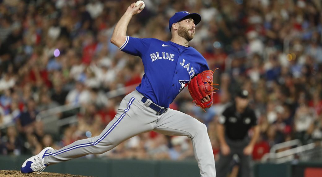 Toronto, Canada, June 5, 2022. Toronto Blue Jays' relief pitcher