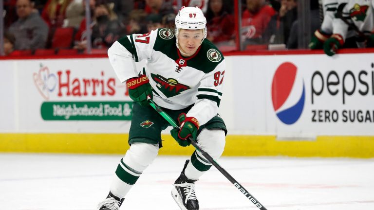 Minnesota Wild superstar Kirill Kaprizov. (Karl B DeBlaker/AP Photo)