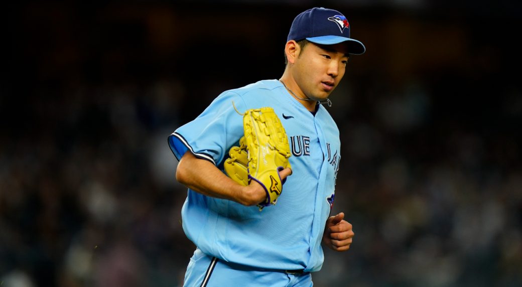 Blue Jays' Yusei Kikuchi has a new look — and it's not just his wispy beard