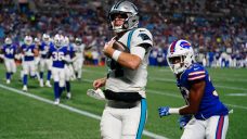 Panthers&#8217; Darnold, Gonzalez carted off with injuries in preseason game