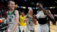 Lloyd has 26, Storm defeat Aces in thrilling WNBA semifinals opener