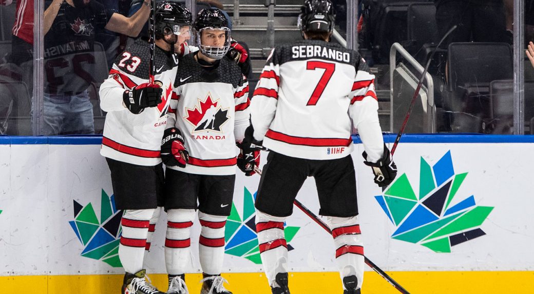 Bedard shines as Canada downs Latvia at World Juniors